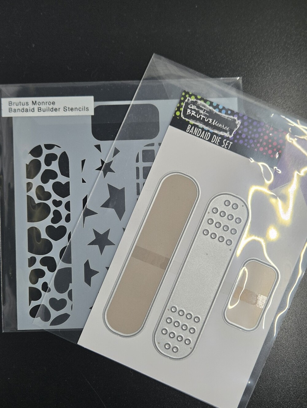 Brutus Monroe Bandaid Die Set with Builder Stencils Bundle